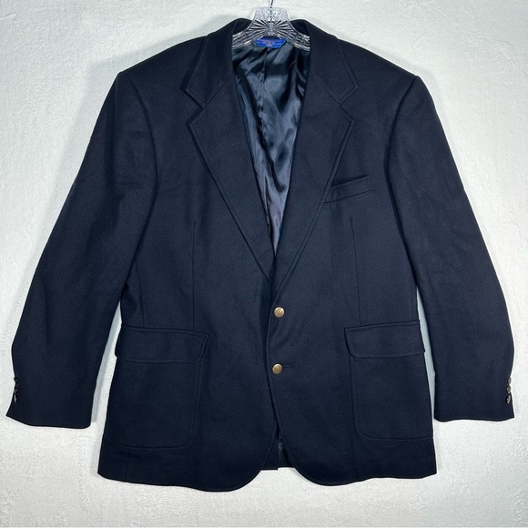 Pendleton Other - Vintage Pendleton Blazer Men's 46‎ Long Navy 100% Pure Virgin Wool Suit Jacket